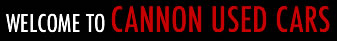 Cannon Used Cars