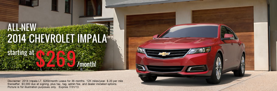 2013 April - 2014 Impala Lease