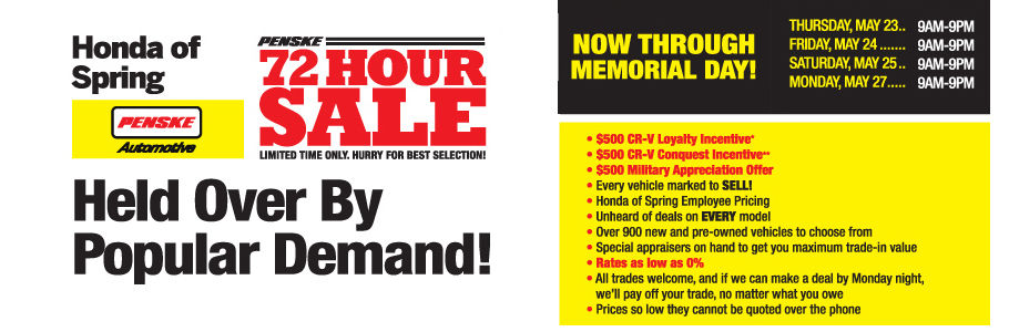 72 Hr Sale 5/23/13