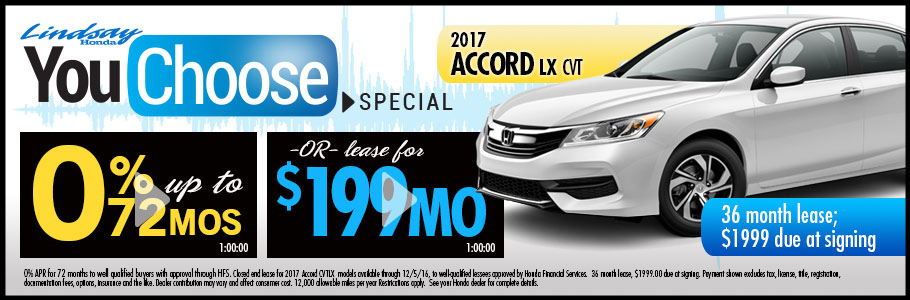 Lindsay honda deals
