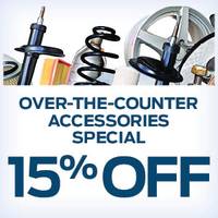 ACCESSORIES 15% OFF Over-The-Counter Accessories 