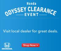 Honda Odyssey Clearance All 2013 Odysseys must go.... We WILL NOT BE BEAT!