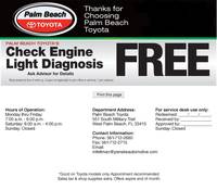CHECK ENGINE LIGHT  DIAGNOSIS FREE